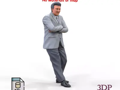 Ferruccio Lamborghini Italian car designer 3D print model