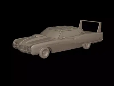 custom buick electra 225 1968 convertable 3d print model 3D print model