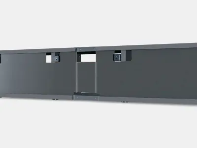 BESTA TV bench 13 3D model