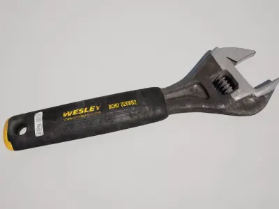 Wrench Low-poly 3D model