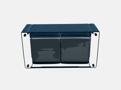 VIMLE 2-seat sofa 8 Low-poly 3D model