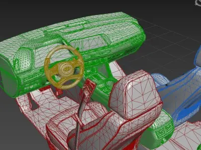 Car Interior New Design 2022 3D model