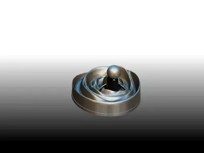 dolphin ashtray  3D print model