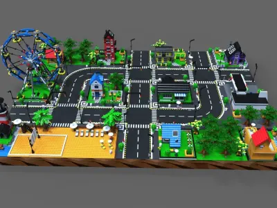 Lego City game  3D model