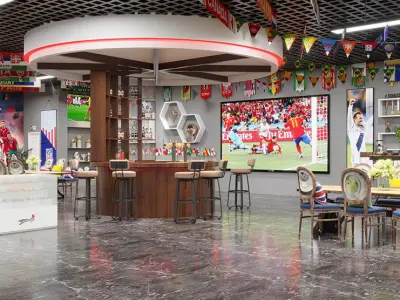 Sports lottery 3D model