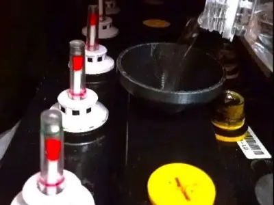 Funnel for battery phenol mixing and etc 3D print model