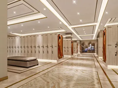 Locker room 3D model