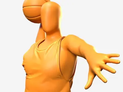 Mannequin Basketball 3D model