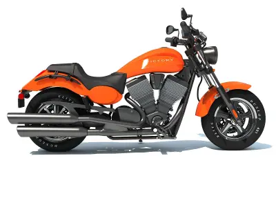 Polaris Victory Judge Motorcycle 3D model