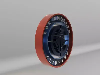 NBA Los Angeles Clippers Team Logo 3D model