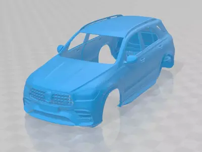 Mercedes Benz GLE63S AMG 2024 - Body Car STL Model 3D print model