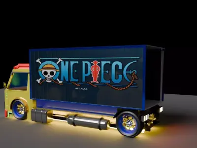 Truck Free low-poly 3D model