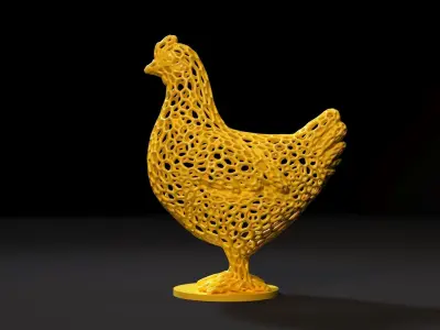 Chicken 3D print model
