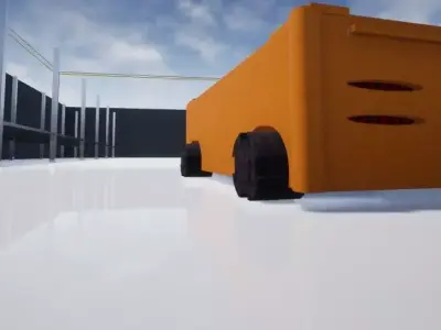 Automated Guided Vehicle 4K GRAPHICS 3D model