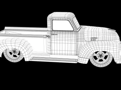 chevrolet 3100 1951 Low-poly 3D model