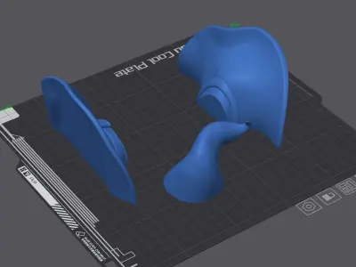 Witcherhat as headgear for the Skull stand and wall lamps  3D print model