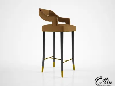 Ottiu Kelly bar chair 3D model