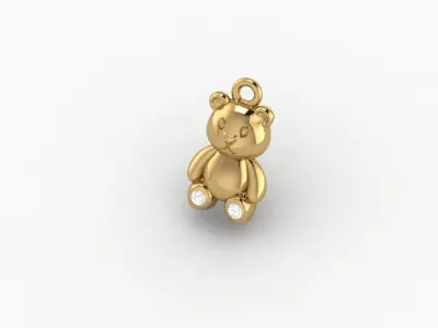Teddy Pendant  3D print model