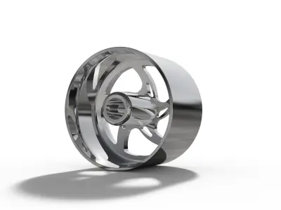BILLET SPECIALATIES SLG85 - HURRICANE WHEEL  3D print model
