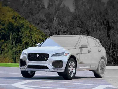Jaguar F-Pace S 2017 3D model