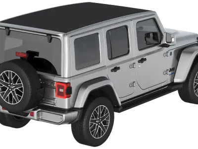 Jeep Wrangler 4xe 2024 3D model