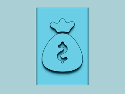 Stamp 24 - Money Bag - Fondant Decoration Maker Toy 3D print model