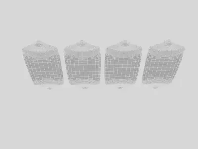 old stone vine sign Low-poly 3D model