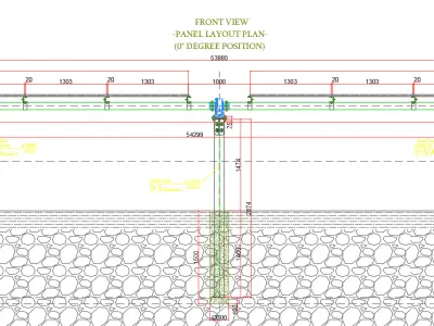 Solar Tracker Systems Static Project 3D model
