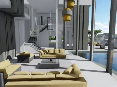 HILLSIDE MEGA MANSION 3D model