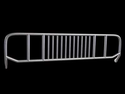 Jeep Kaiser Front Grill 3D print model