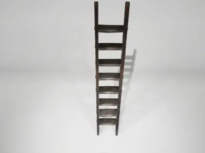 24- Ladder of wood Medieval UE4 Quality Low-poly 3D model