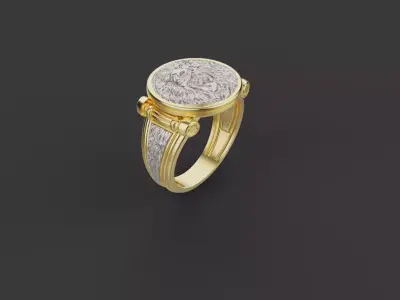 Bear Ring 53151 3D print model