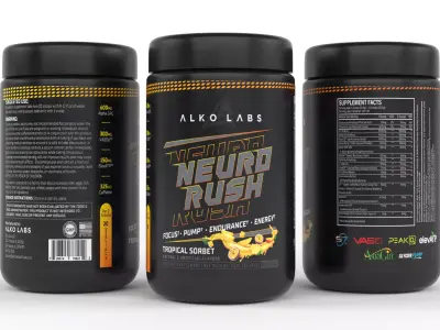 Protein Powder 3D model 37