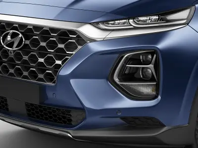 Hyundai Santa Fe 2019 3D model