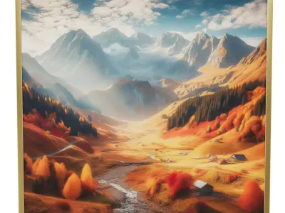 Wall Decoration item 13 Low-poly 3D model