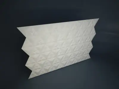 01 KAZA PATTERN WALL Low-poly 3D model