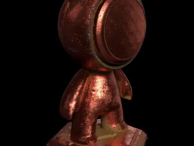 Smart Materials 01- Metal Damaged Materials for 3D Painter Texture