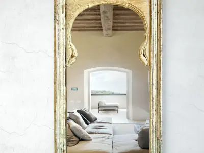 Vintage Raja Mirror 3D model