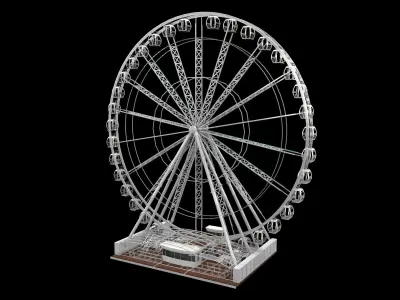 Ferris Wheel Vray 3D model
