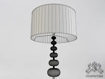 Luxury Standing Lamp 3D model