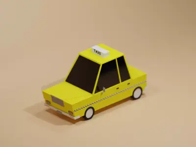 Taxi NY 3D model