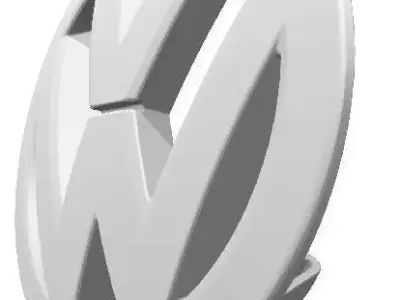 VW Golf 6 Emblem 3D model