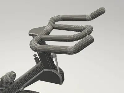 Stationary bicycle 3D model