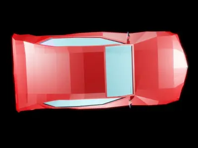 Loy poli car Free 3D model