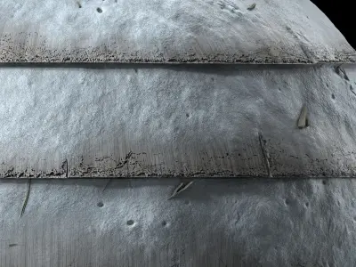 Roof Tile Materials 80- Wooden Roofing Sbsar Seamless Pbr Texture