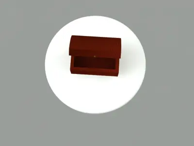 wooden box Free 3D model