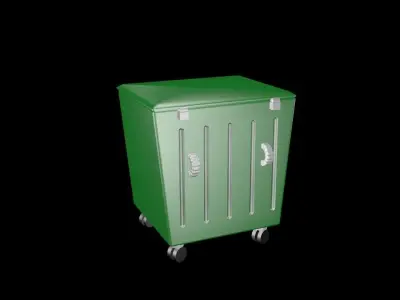 Trash can Free 3D model purchase