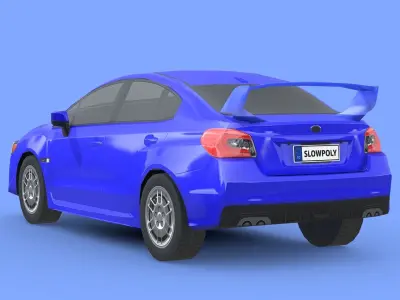 Subaru Impreza WRX STi 3D model
