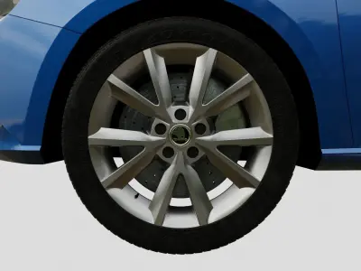 Skoda Fabia Combi 2015 3D model