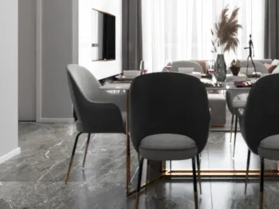 Luxury Modern Restaurant 3D model